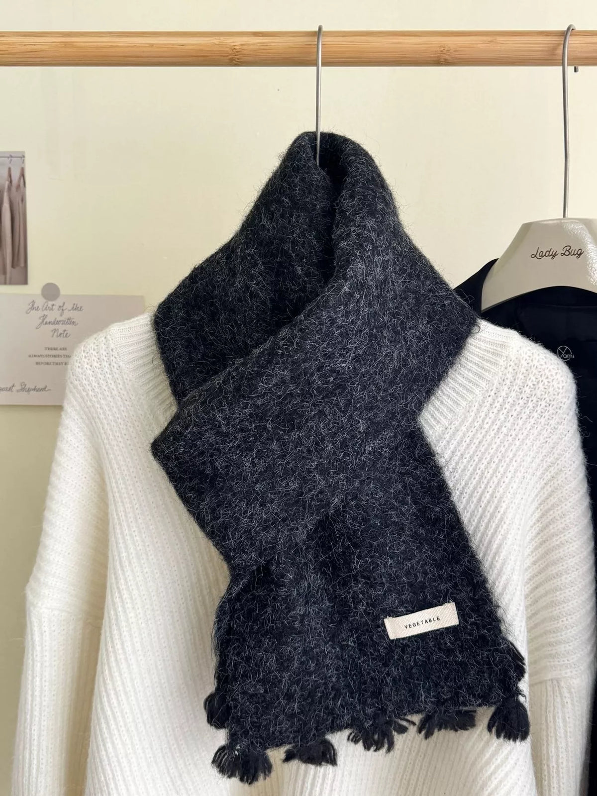 Tassel Knitted Scarf - Lilixa.store