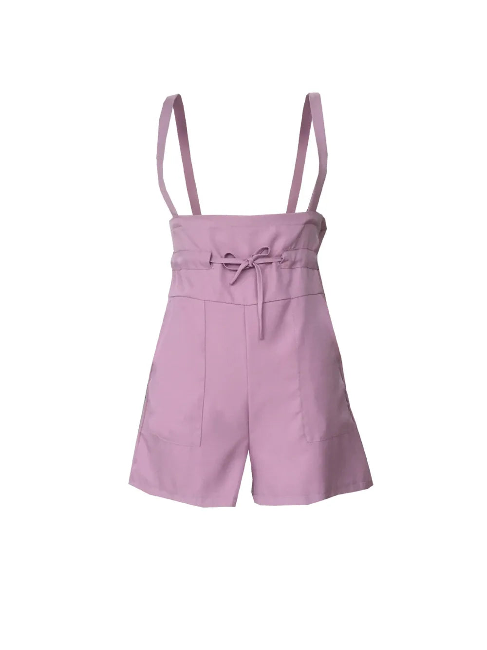 Drawstring Wide Strap Overalls with Pockets - Lilixa.store