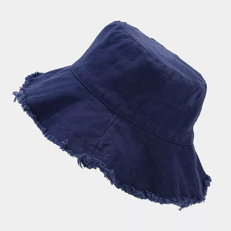Frayed Edge Bucket Hat - Lilixa.store