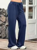 Drawstring Wide Leg Active Pants - Lilixa.store