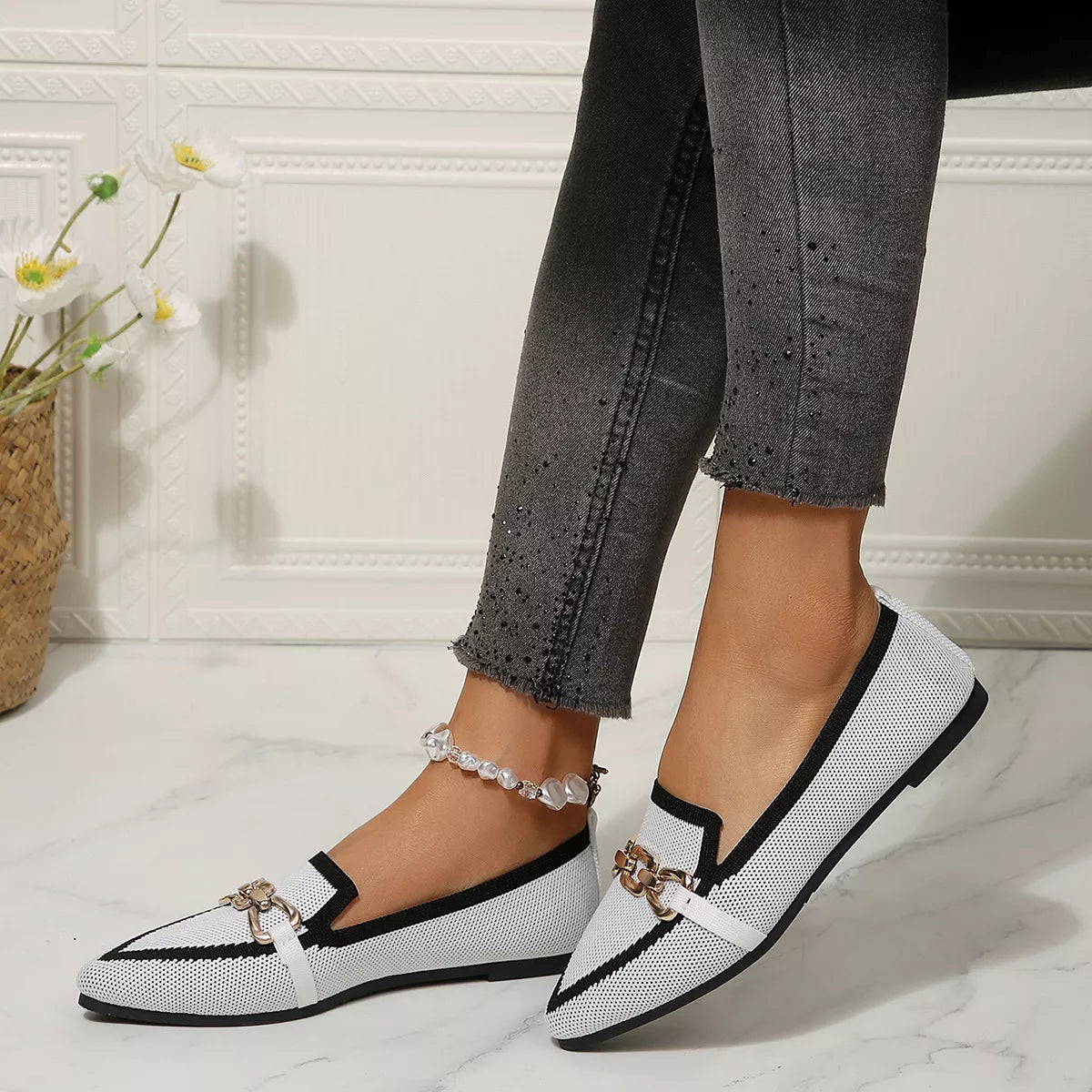 Point Toe Slip-Ons - Lilixa.store