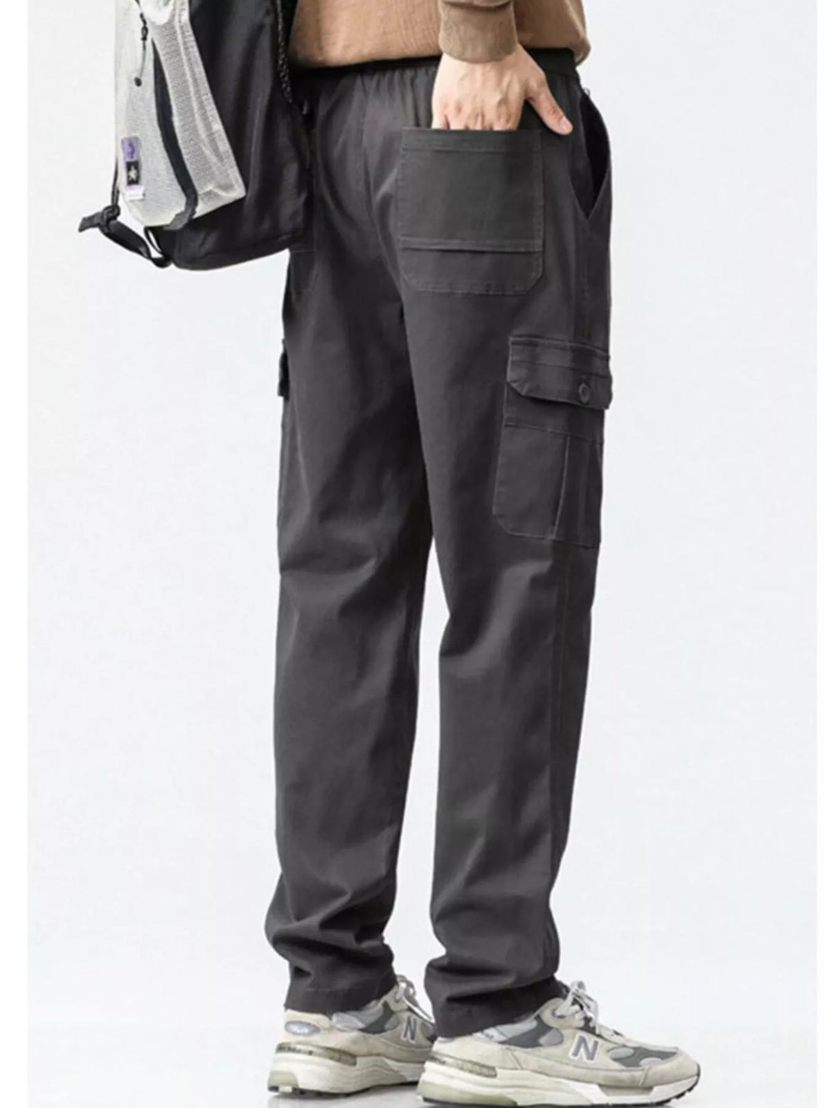 Men's Plus Size Relaxed Fit Cargo Pants, view 6
