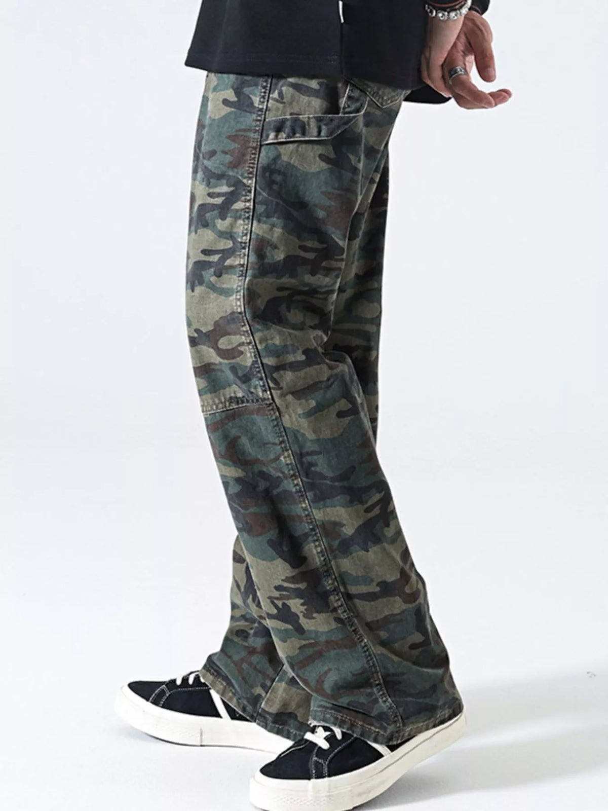Men's Camouflage Cargo Pants, view 2