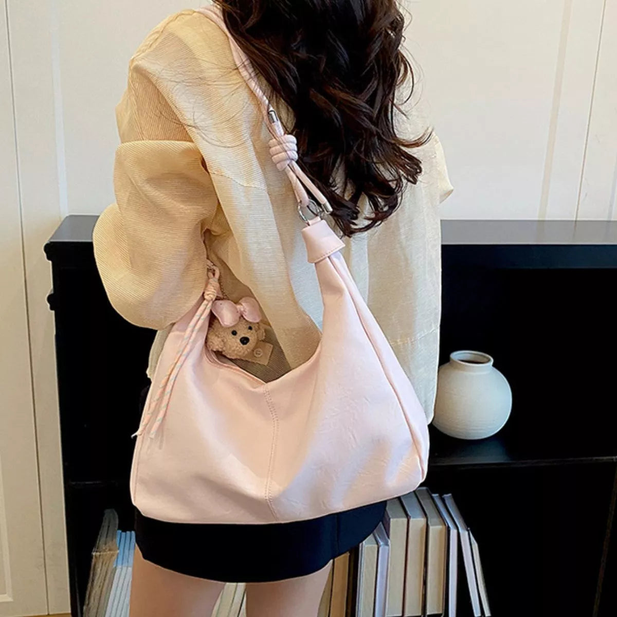 Knotted Strap Shoulder Bag - Lilixa.store