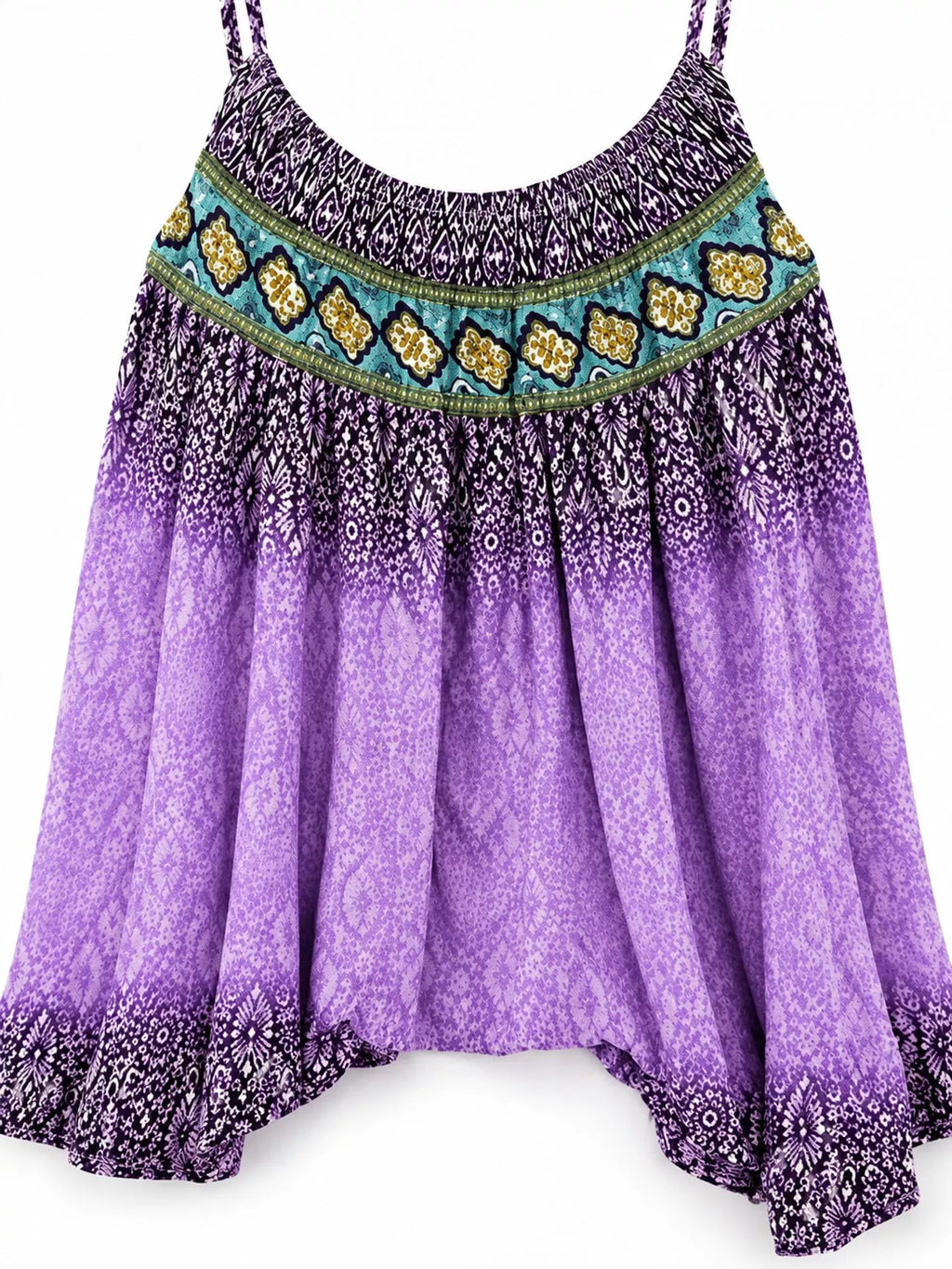 Full Size Printed Scoop Neck Cami Plus Size, view 12