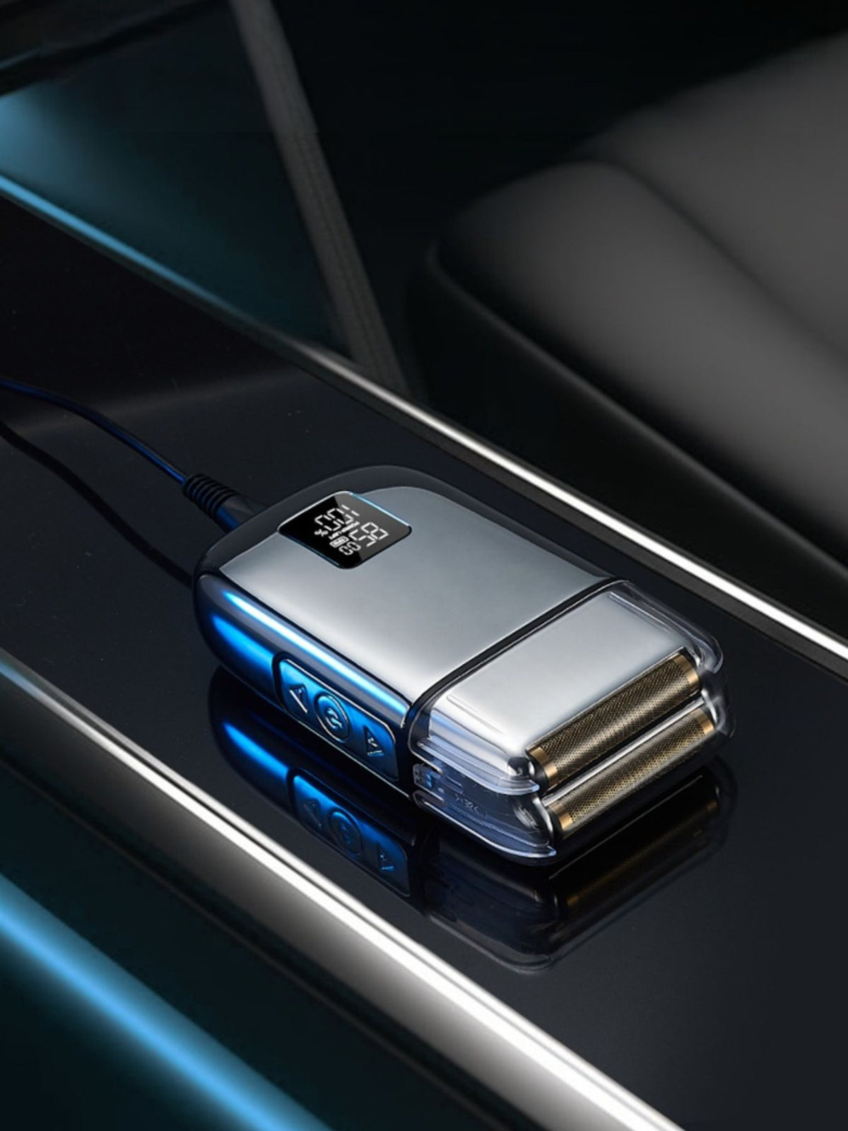 Rechargeable Electric Foil Shaver with Digital Display - Lilixa.store
