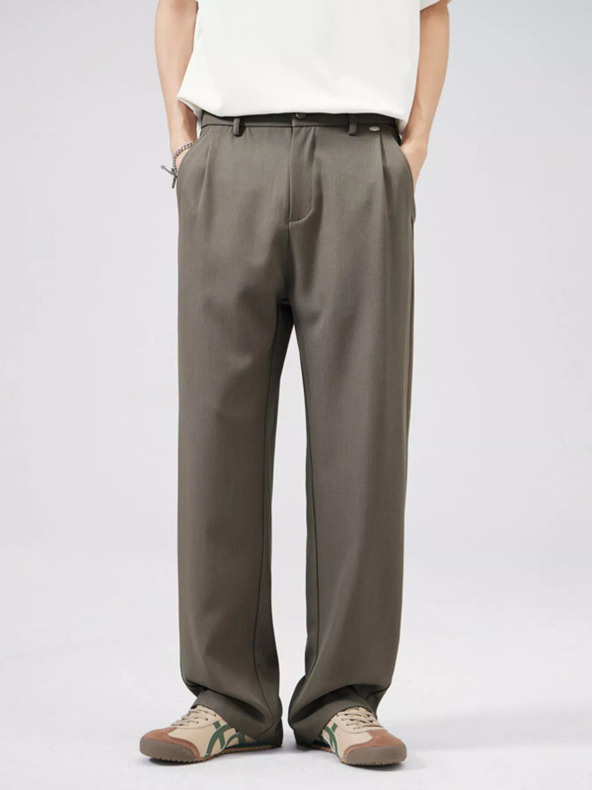Men's Full Size Wide Leg Pants Plus Size, view 4