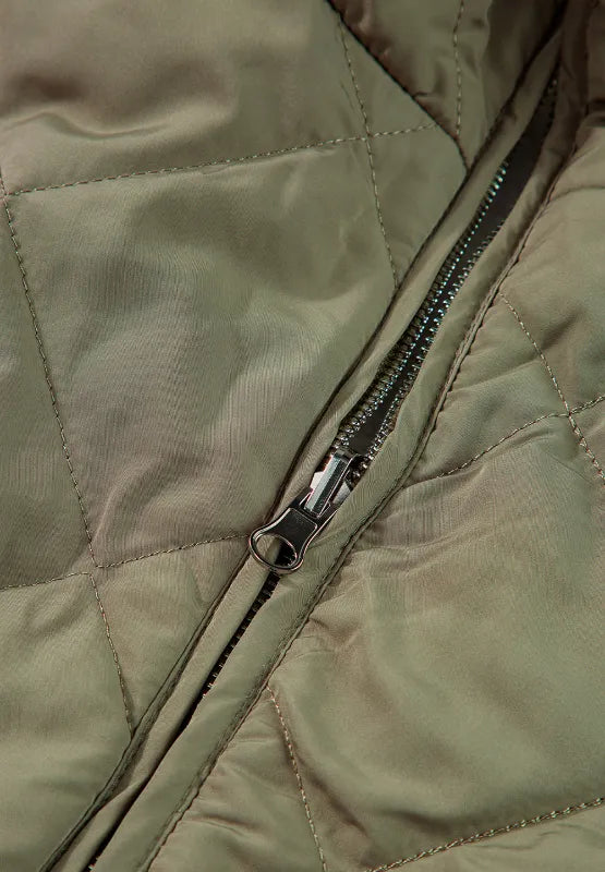 Fuzzy Zip Up Vest Coat with Pockets, view 8