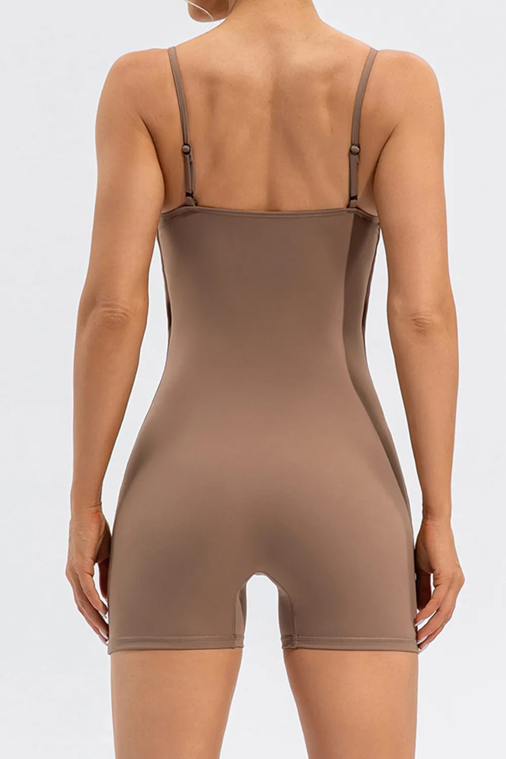 Spaghetti Strap Round Neck Romper - Lilixa.store