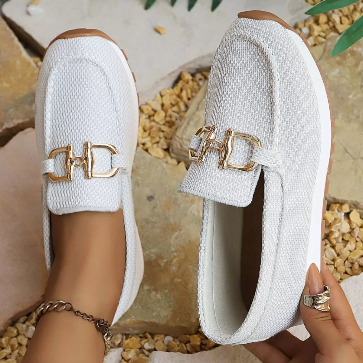 Round Toe Slip-Ons - Lilixa.store