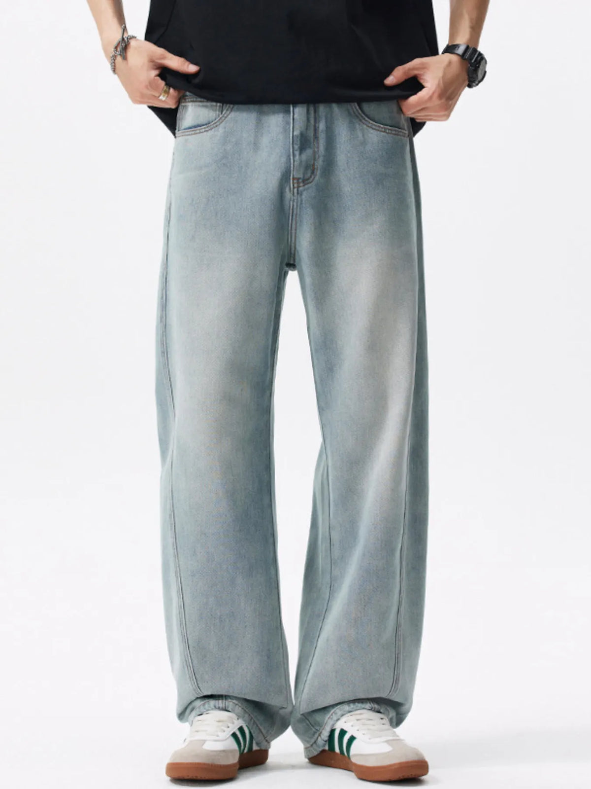 Men's Loose Fit Jeans - Lilixa.store