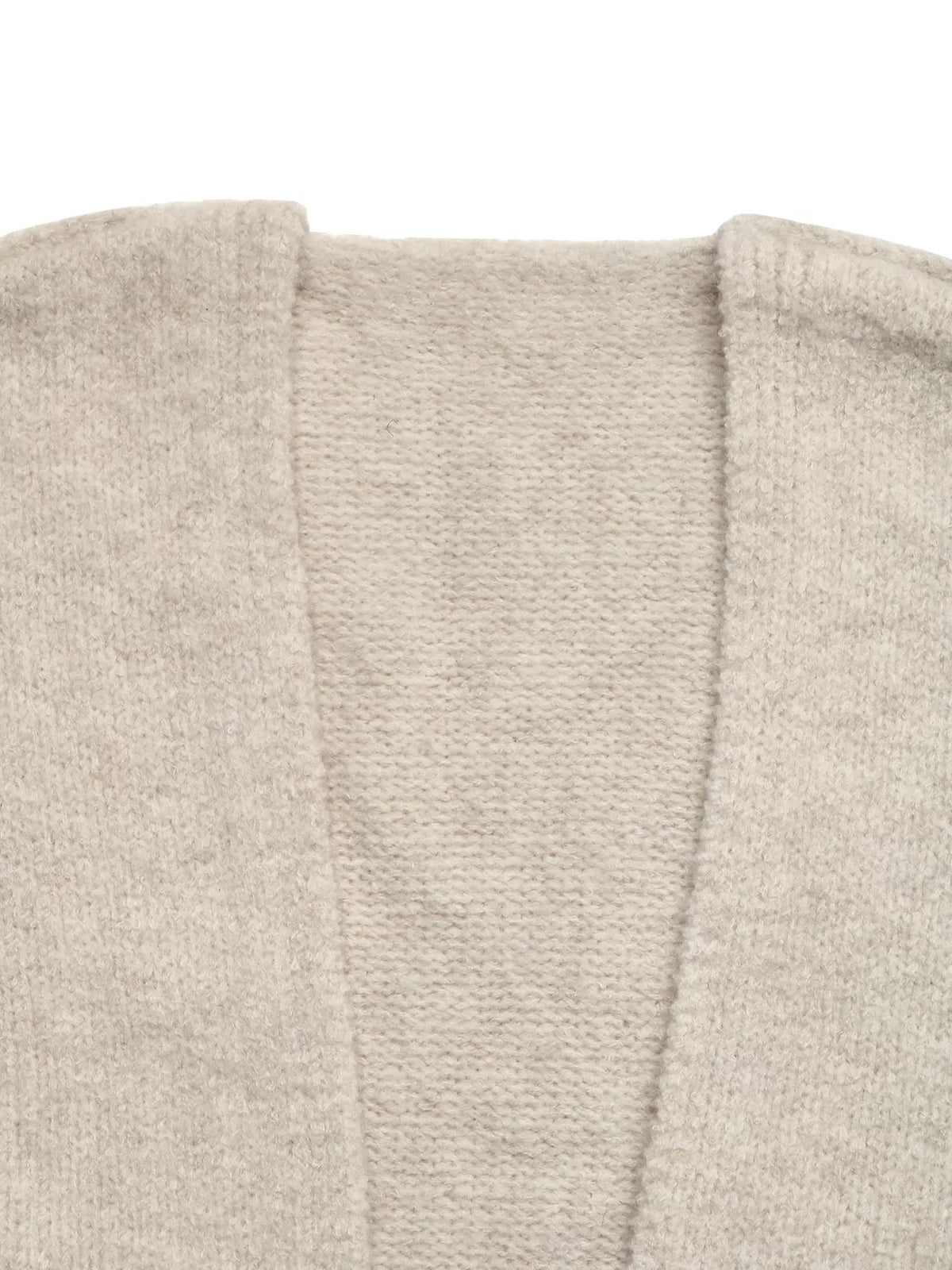 Open Front Dropped Shoulder Cardigan - Lilixa.store