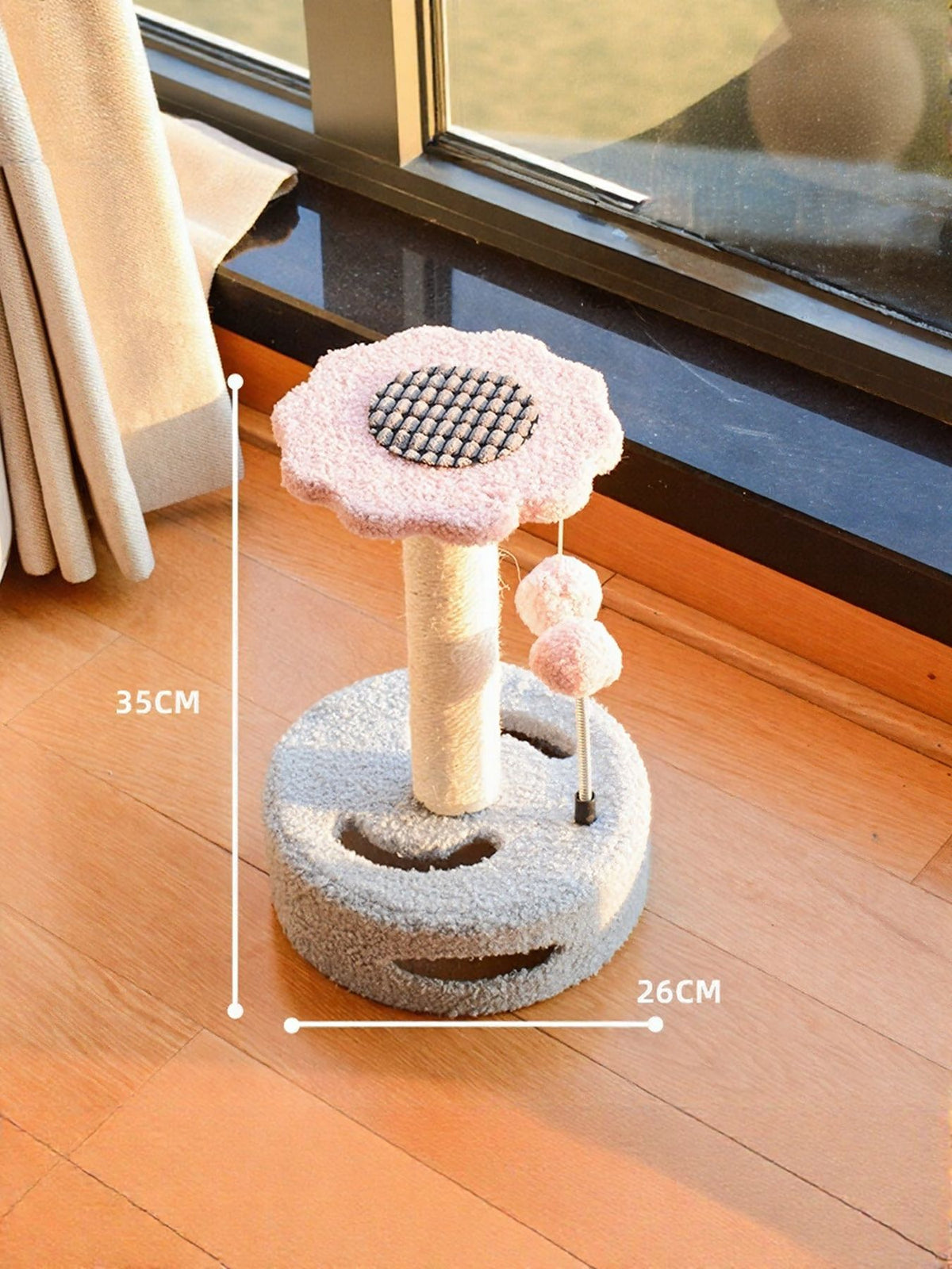 Cat Scratching Posts with Dangling Balls - Lilixa.store