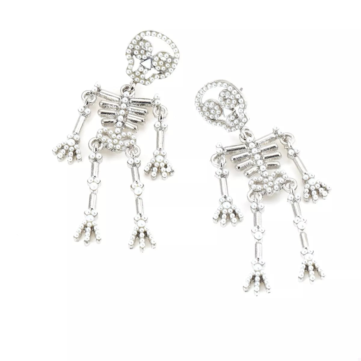 Halloween Skeleton Statement Earrings - Lilixa.store