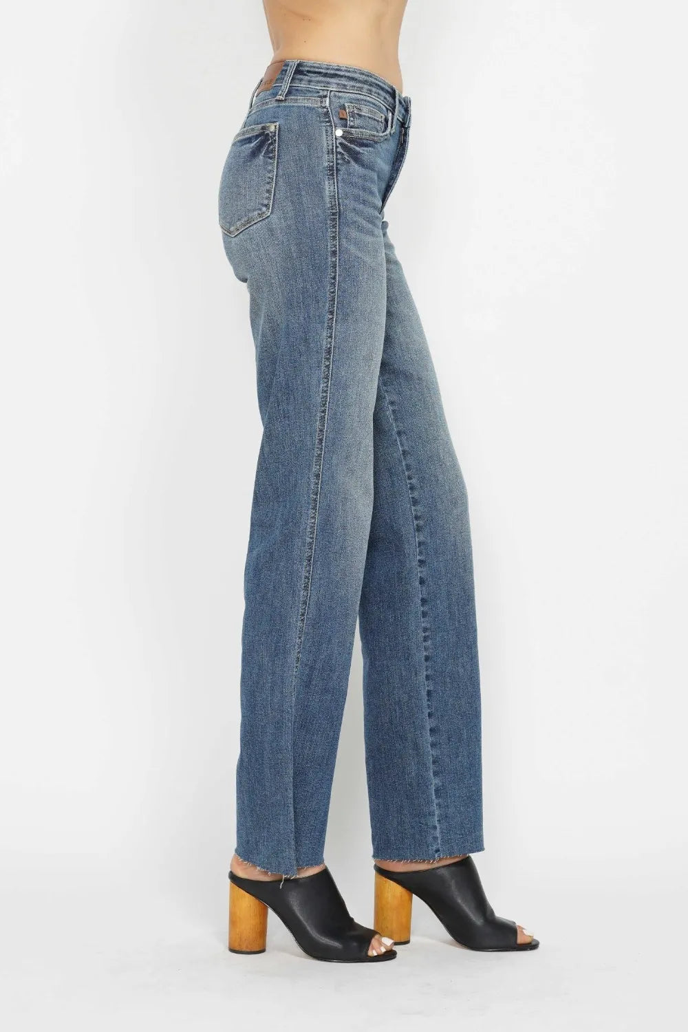 Judy Blue Full Size Tummy Control Straight Jeans - Lilixa.store