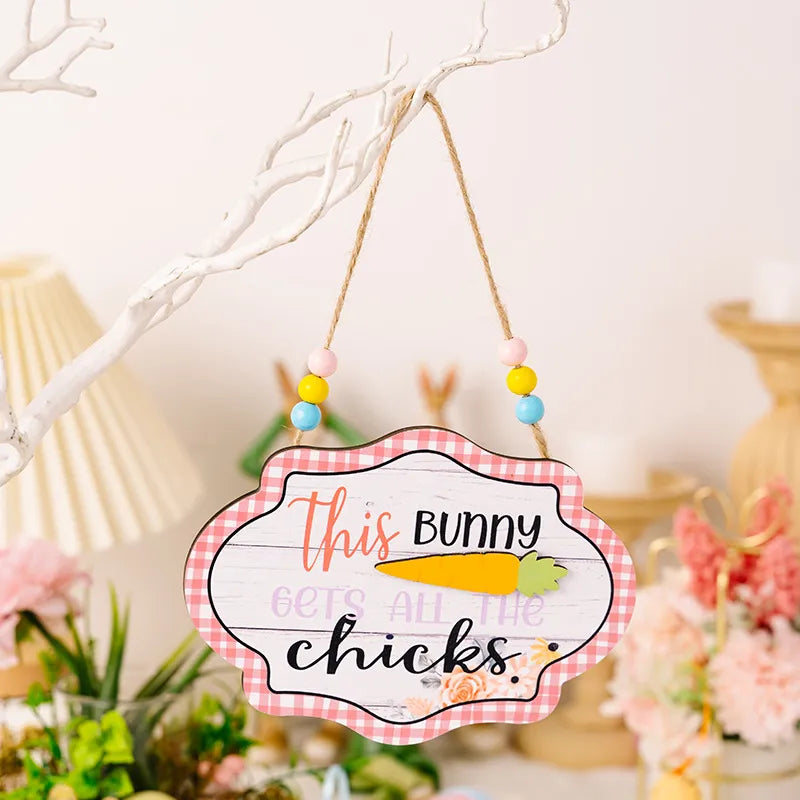 Easter Wooden Bead Hanging Widget - Lilixa.store