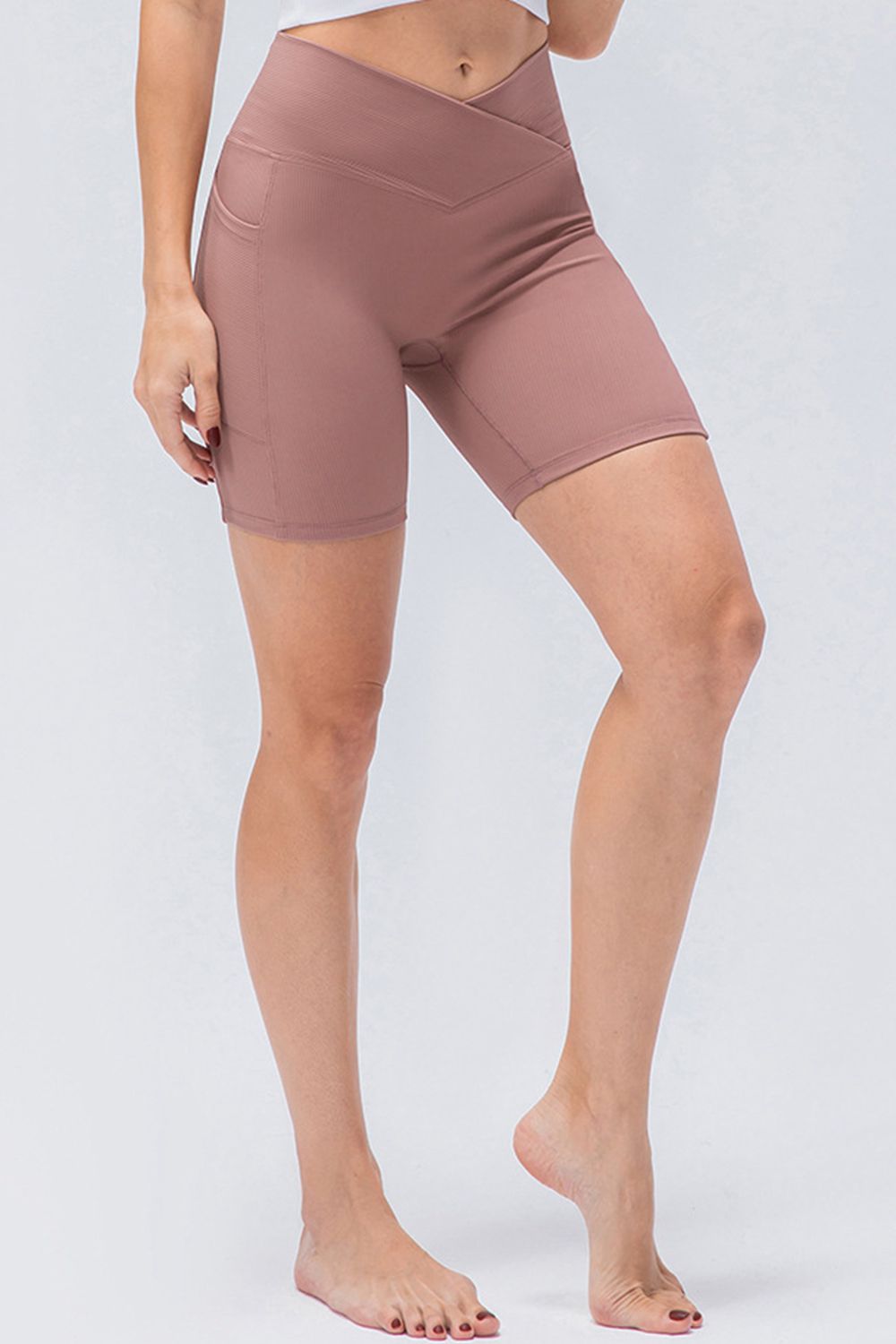 Slim Fit V-Waistband Sports Shorts - Lilixa.store