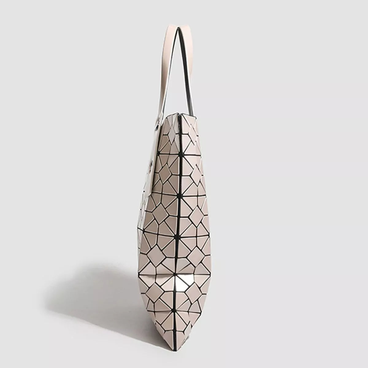 Geometric Lattice Pattern Handbag