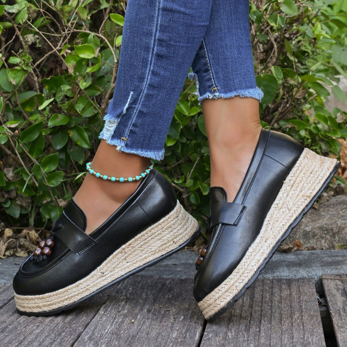 Round Toe Slip-Ons, view 3