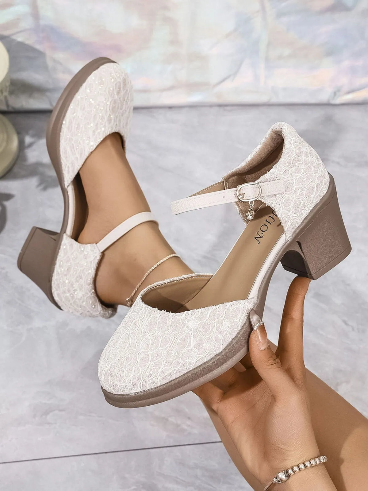 Round Toe Block Heels Pumps - Lilixa.store