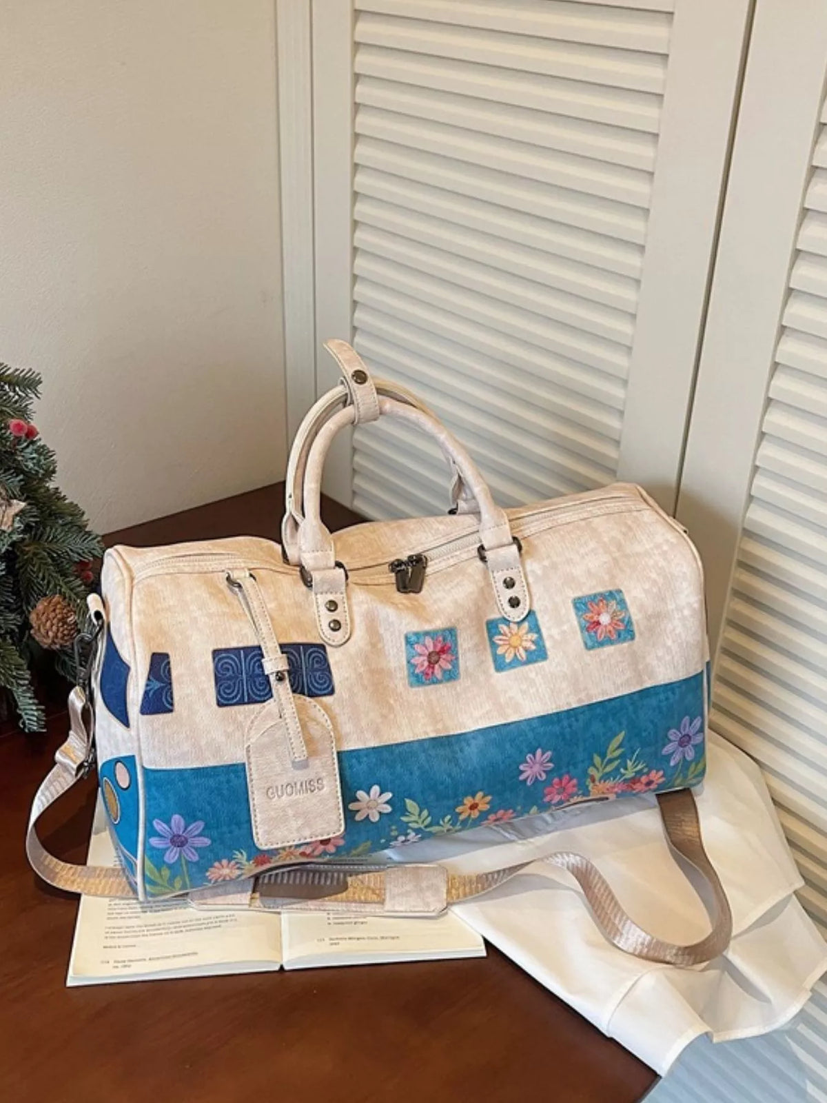 Floral Print Duffel Bag - Lilixa.store