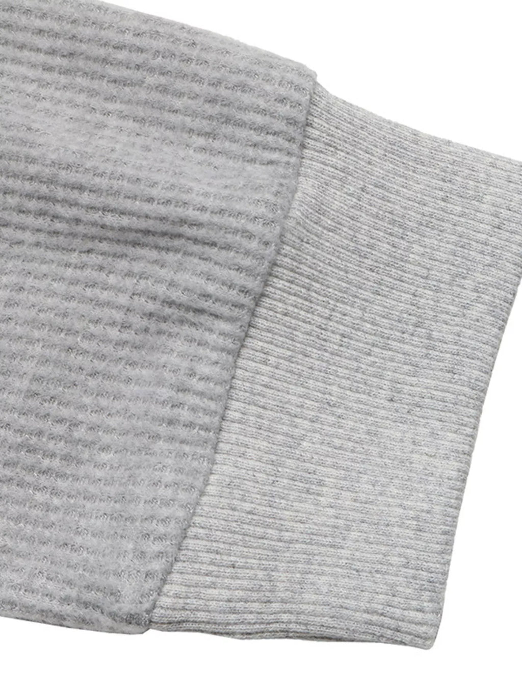 Striped Collar Dropped Shoulder Sweatshirt - Lilixa.store