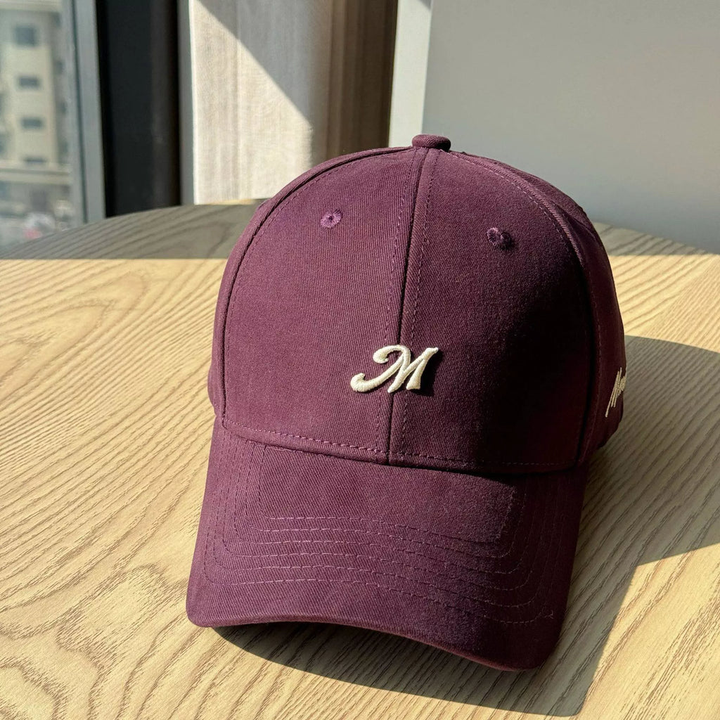 Embroidered Letter Baseball Cap - Lilixa.store