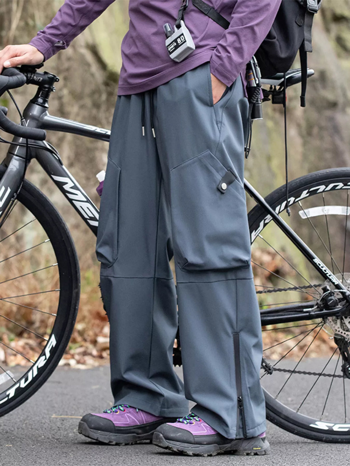 Men's Drawstring Cargo Pants - Lilixa.store