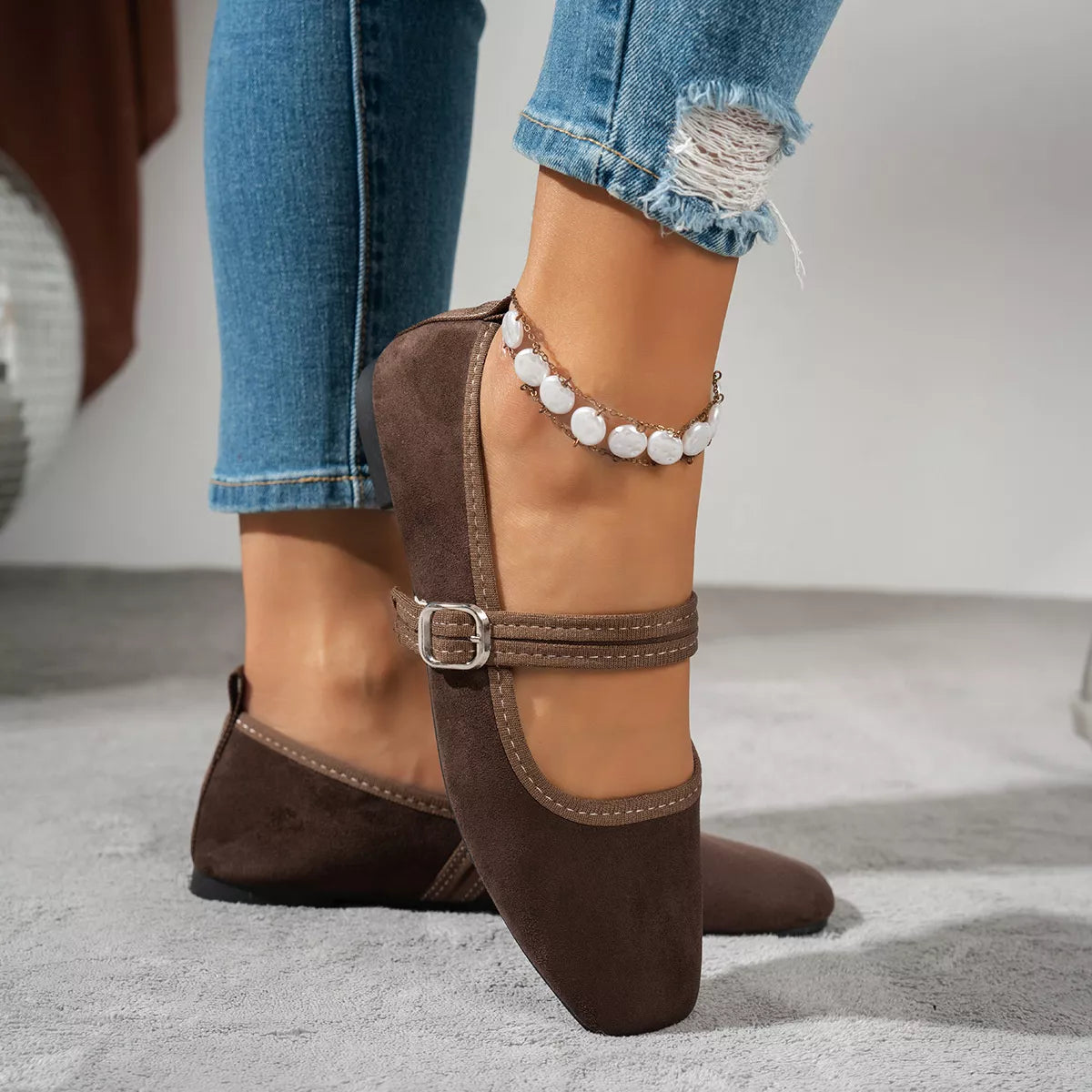 Square Toe Slip-Ons - Lilixa.store