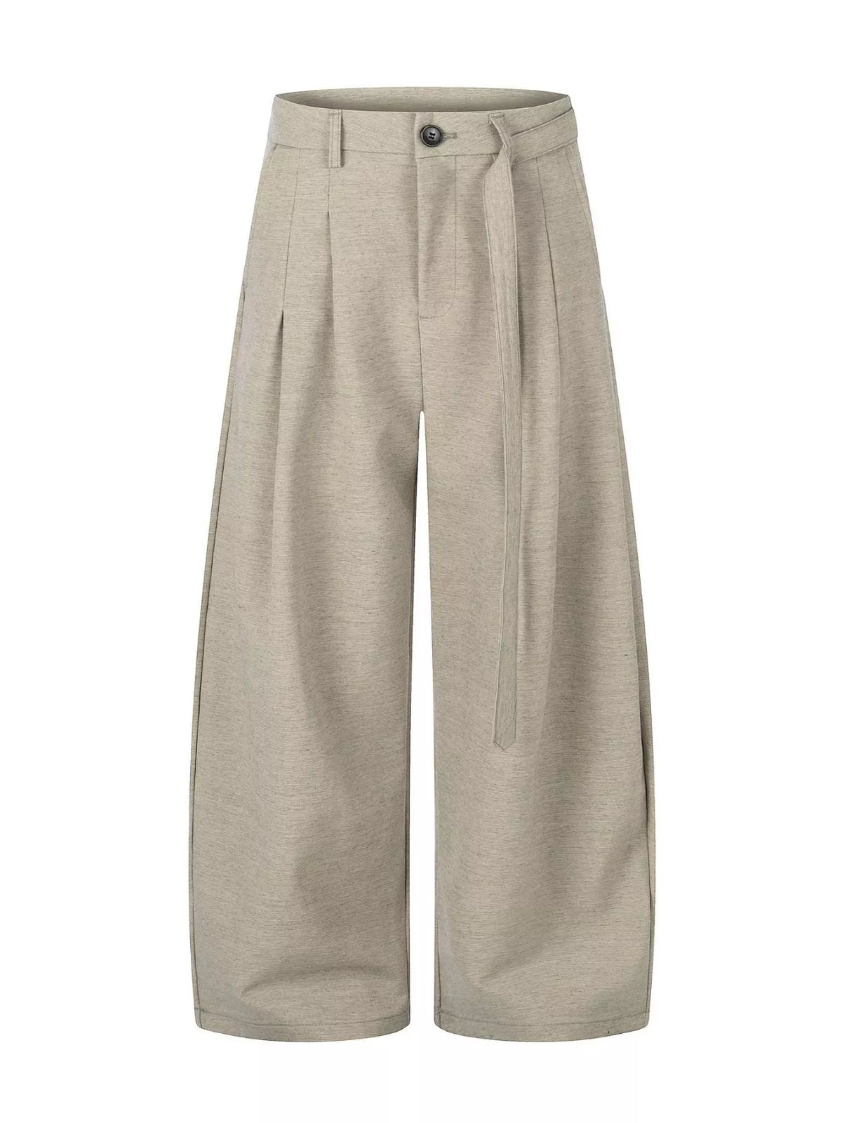 Men's Wide-Leg Pleated Pants