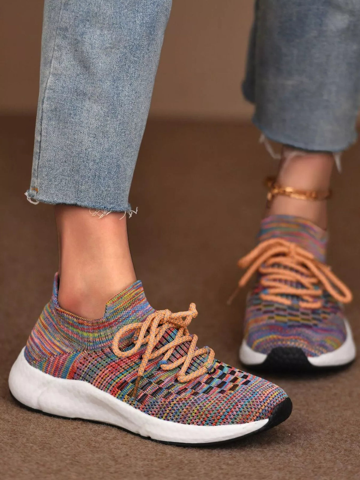 Round Toe Lace Up Athletic - Lilixa.store