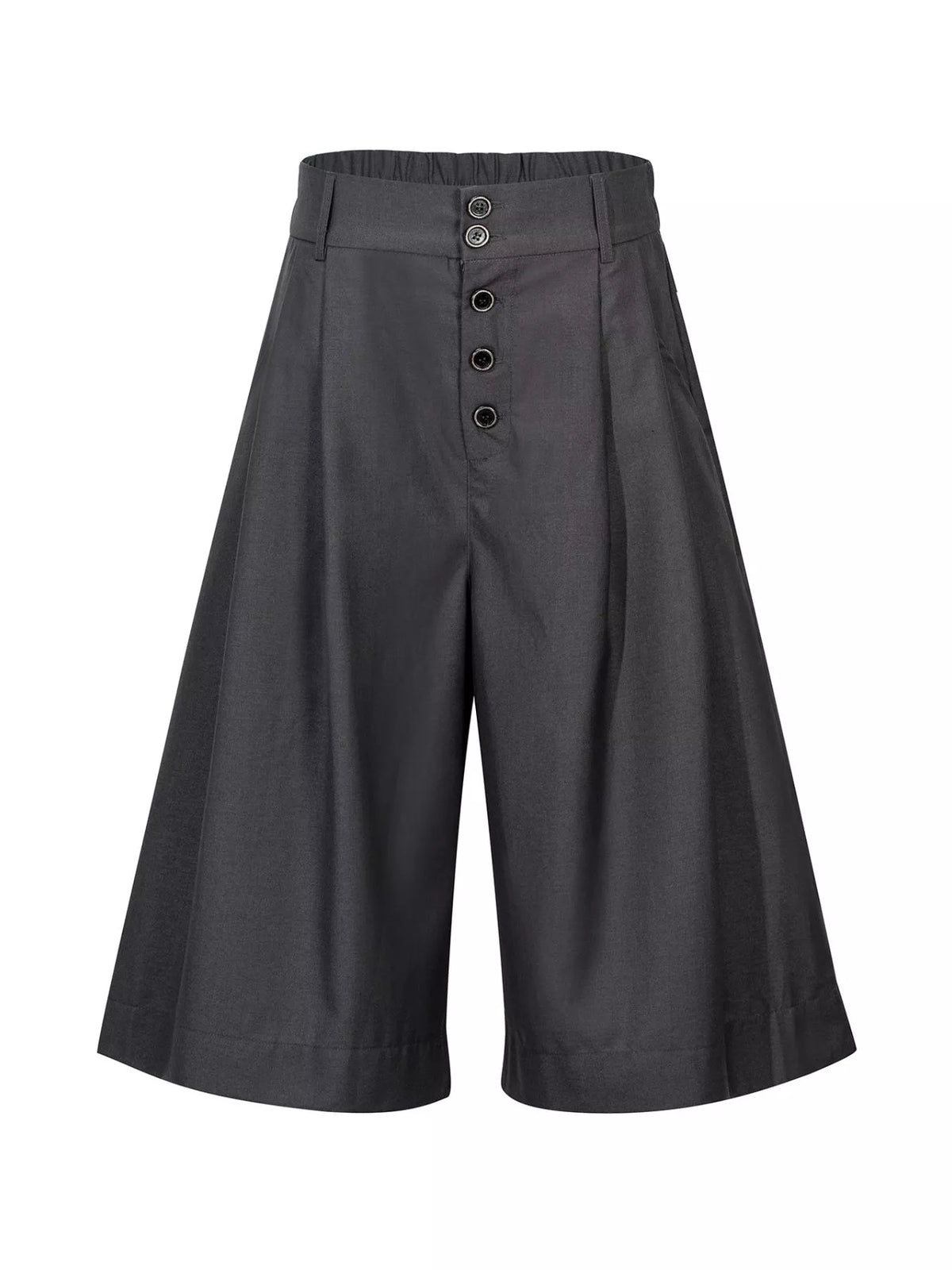 Men's Button Fly Wide Leg Capris - Lilixa.store