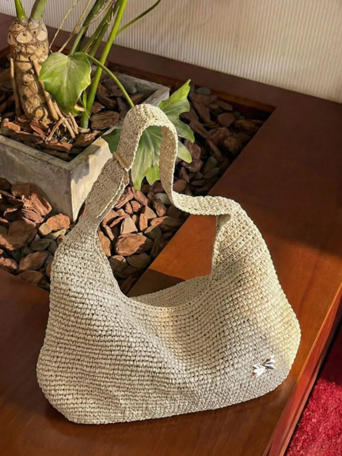 Woven Casual Beach Shoulder Bag - Lilixa.store