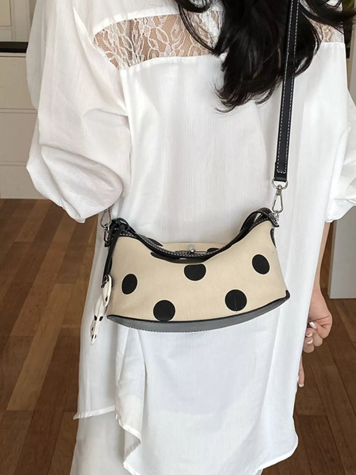 Polka Dot Shoulder Bag - Lilixa.store