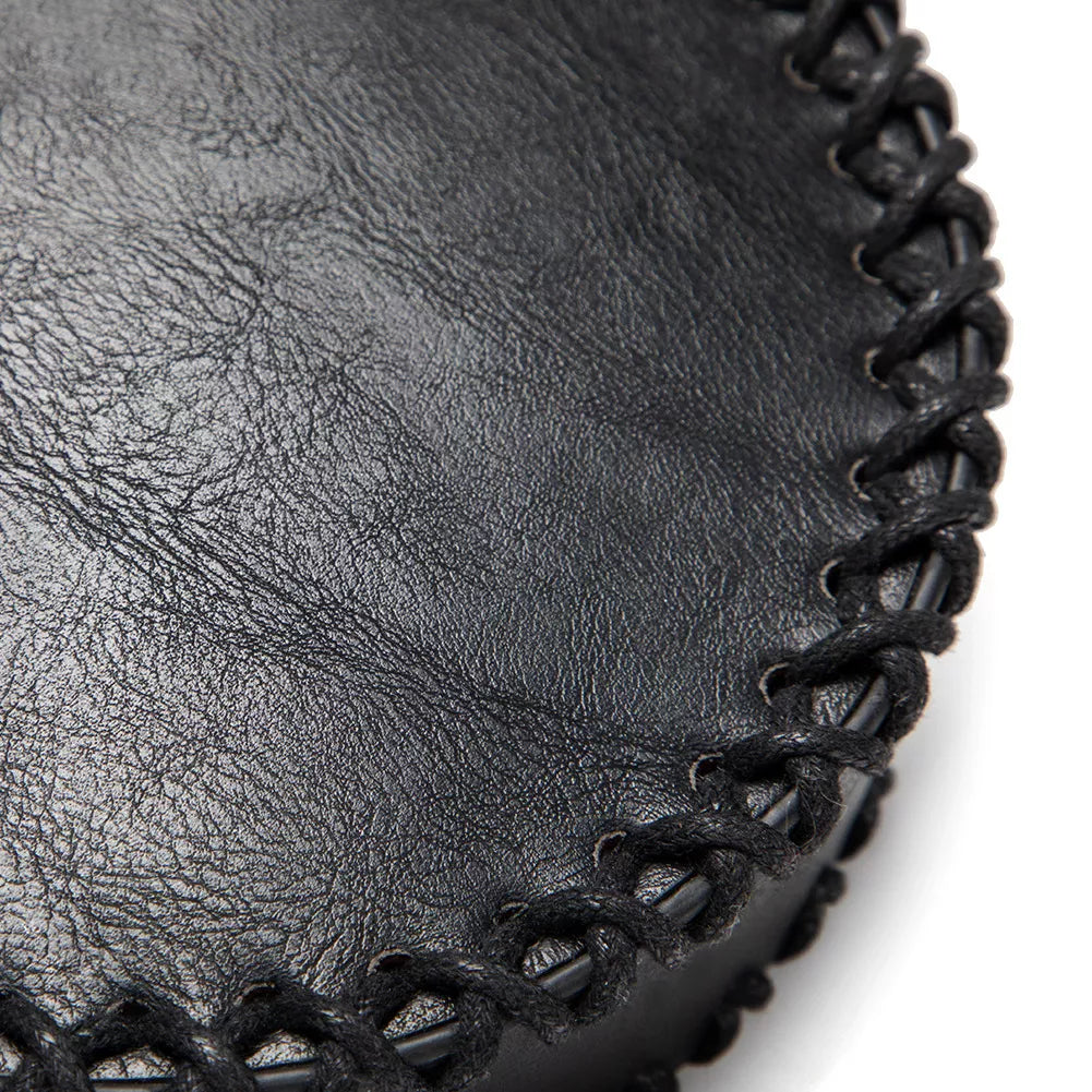 Medieval Faux Leather Belt Coin Pouch in Black, view 9