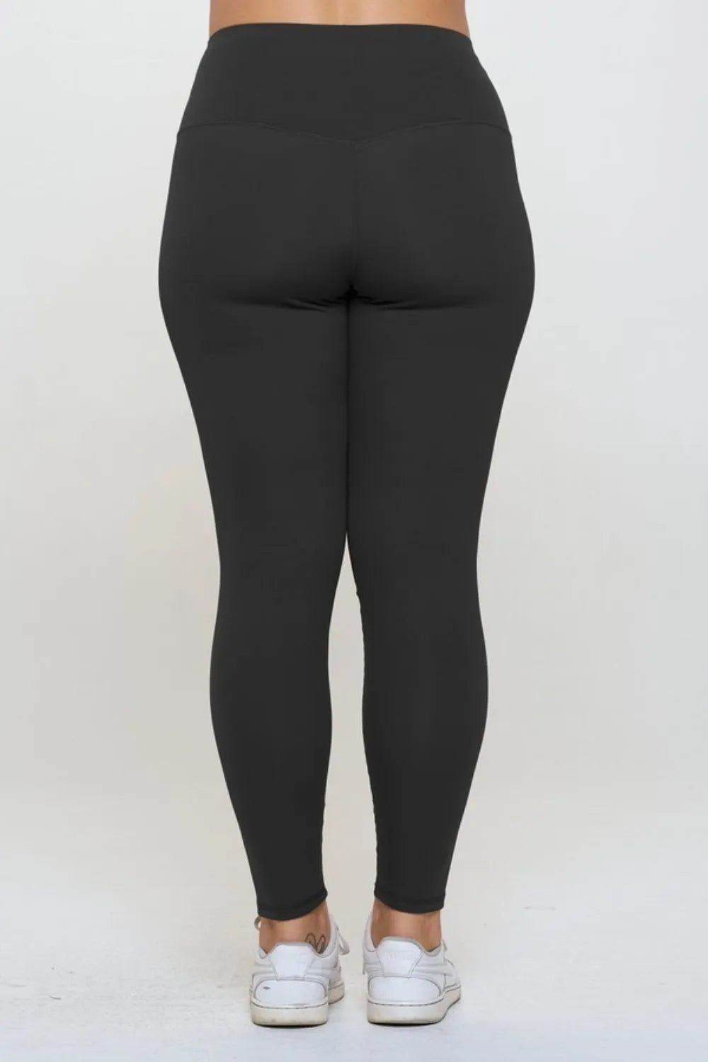 Yelete Full Size Fleece Lined High Waisted Leggings - Lilixa.store