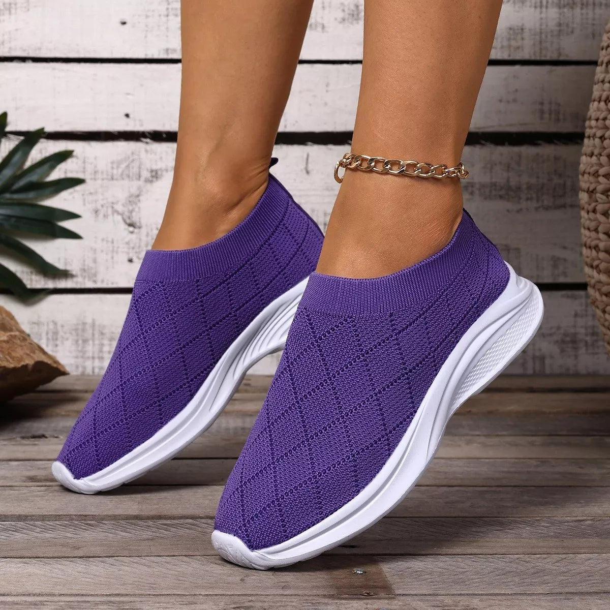 Breathable Mesh Round Toe Shoes - Lilixa.store