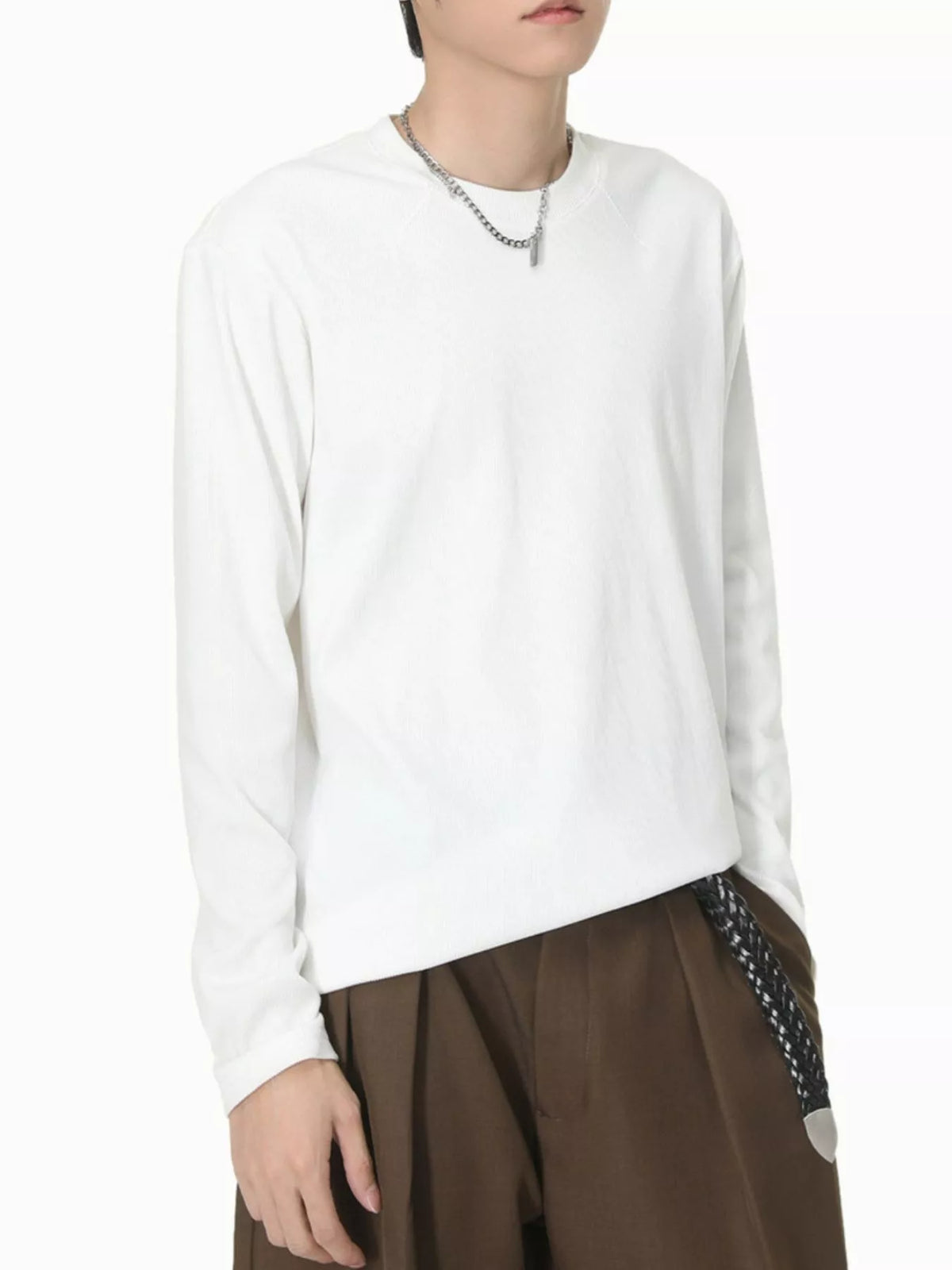 Men's Long-Sleeve Crew Neck T-Shirt - Lilixa.store