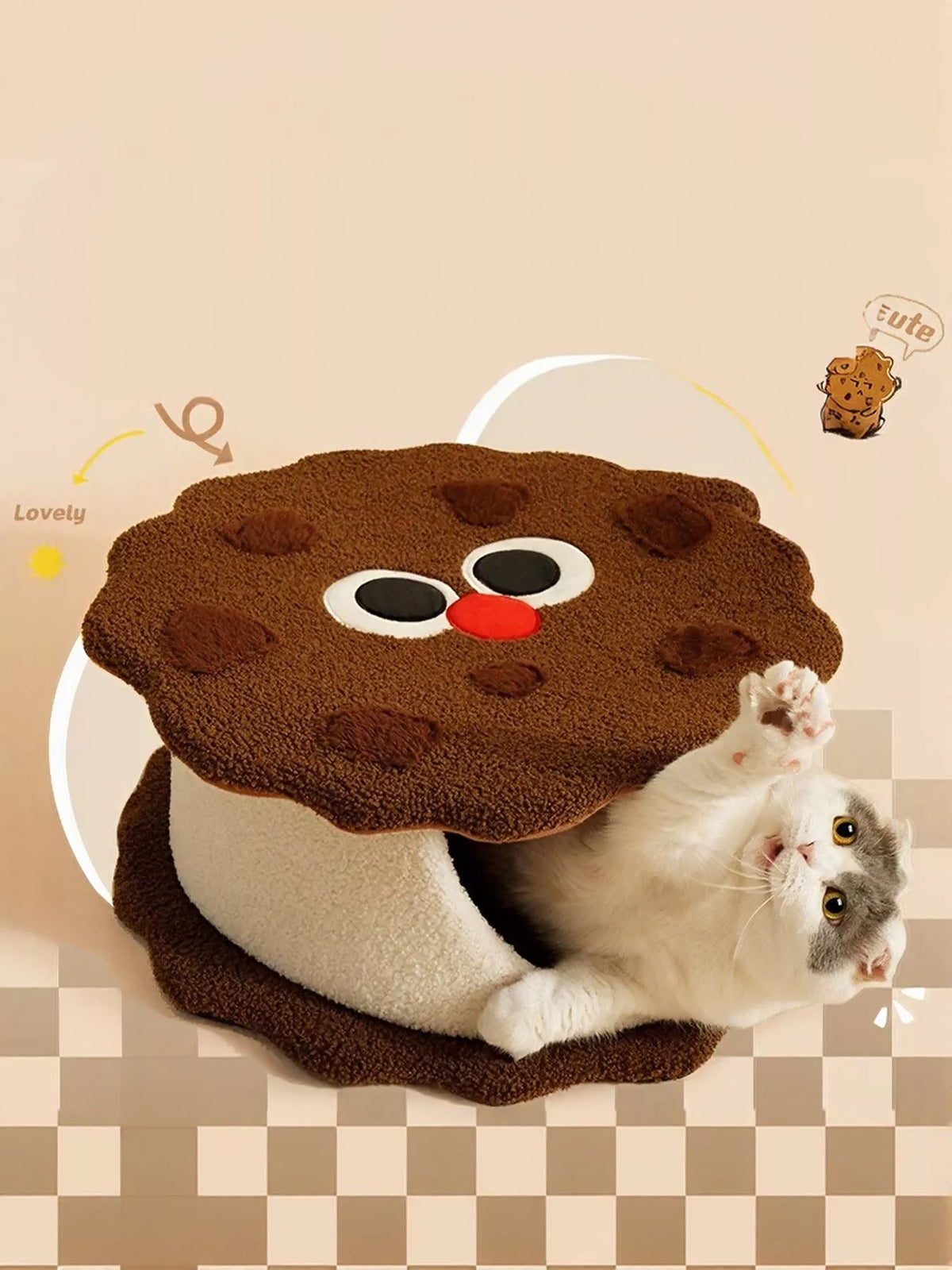 Biscuit Style Pet Nest - Lilixa.store