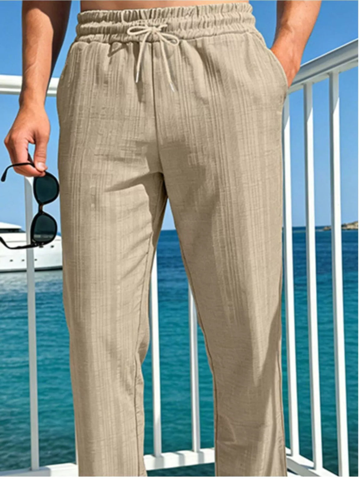 Men's Full Size Casual Drawstring Pants Plus Size - Lilixa.store