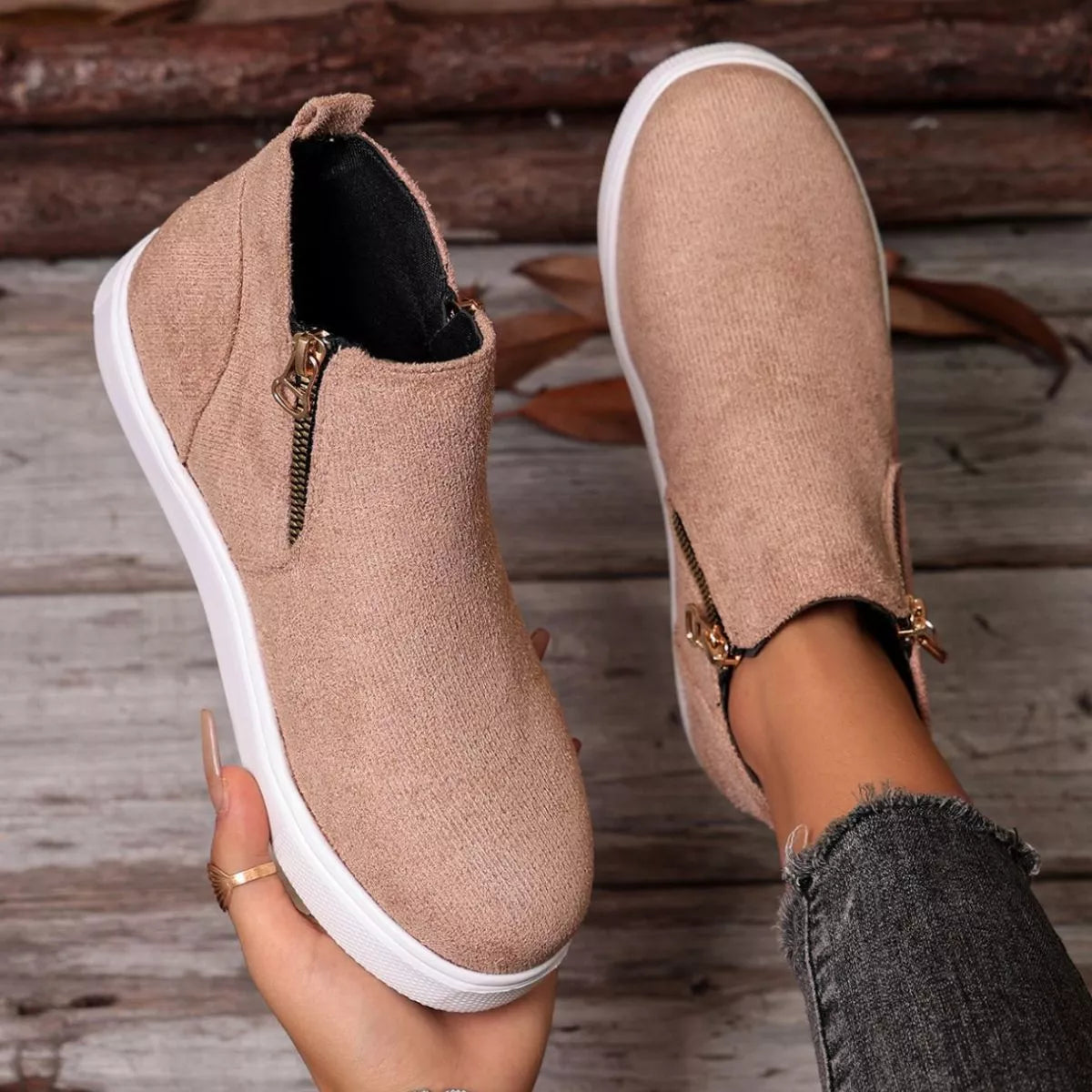 Round Toe Flats Loafers - Lilixa.store