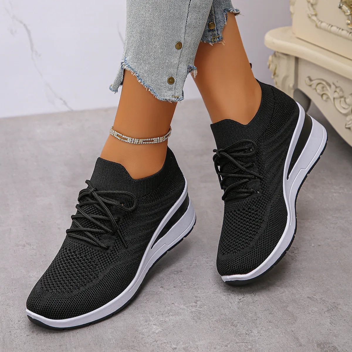 Lace Up Wedge Athletic - Lilixa.store