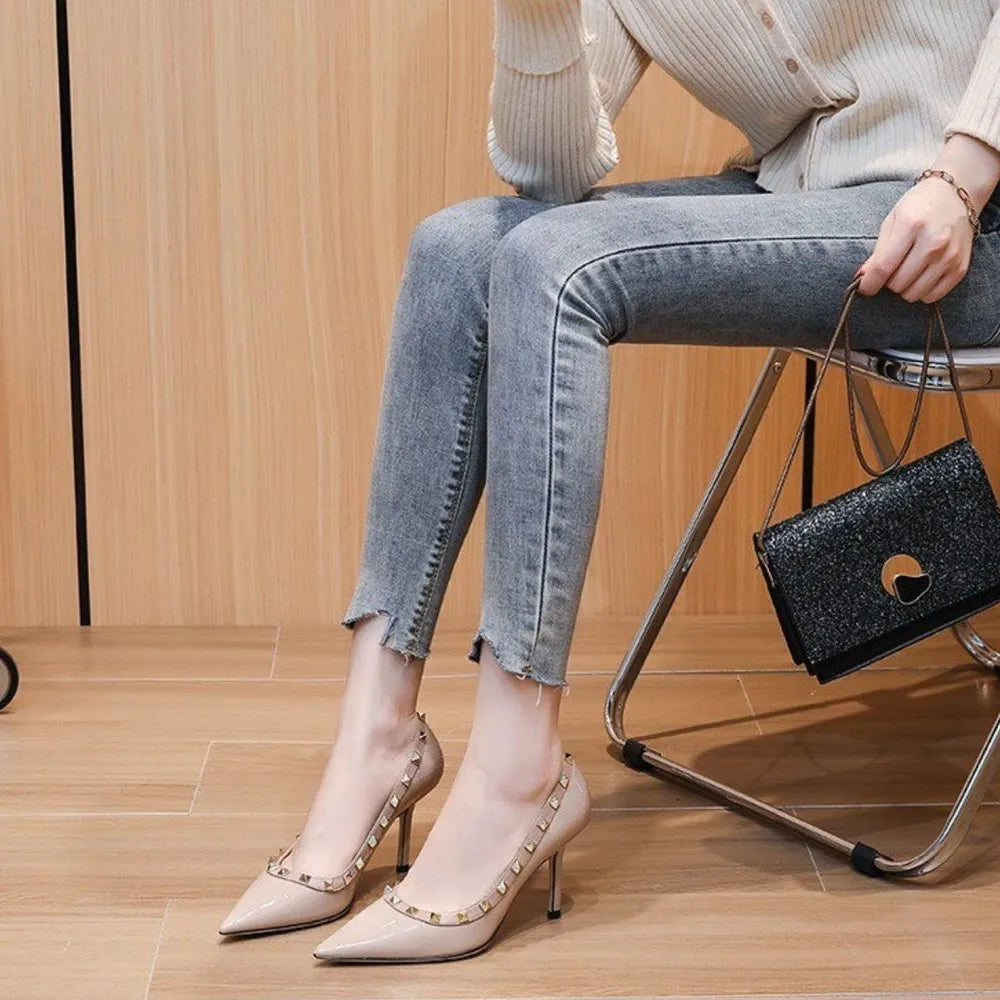 Point Toe Stiletto Pumps - Lilixa.store