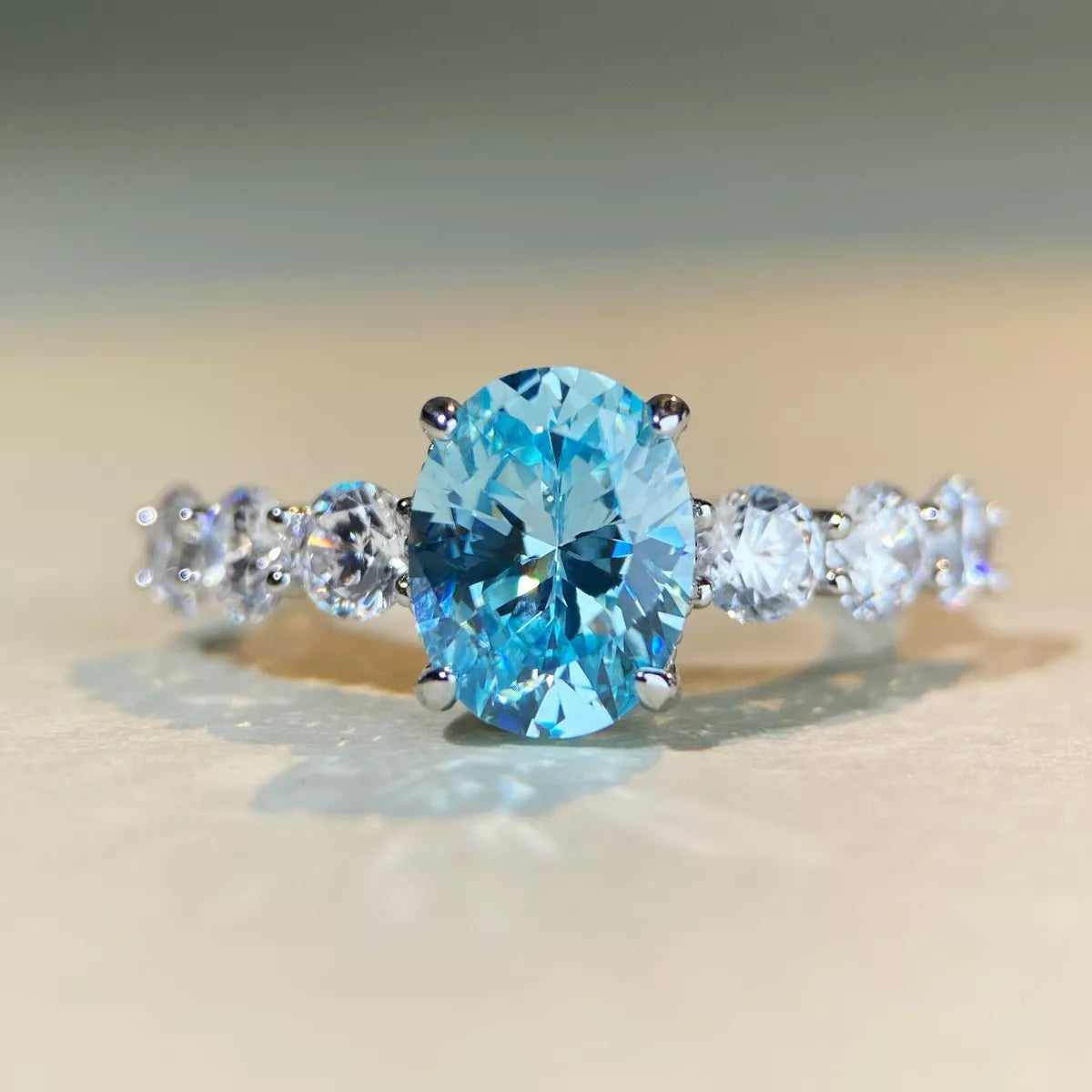 925 Sterling Silver Oval Ring - Lilixa.store