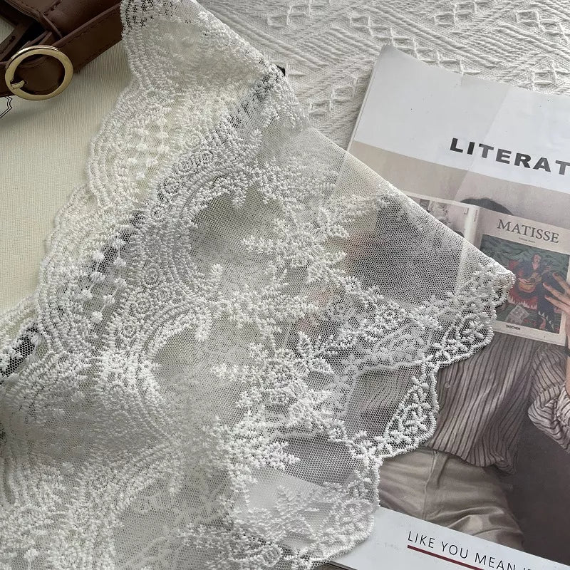 Elegant Lace Sheer Scarf - Lilixa.store