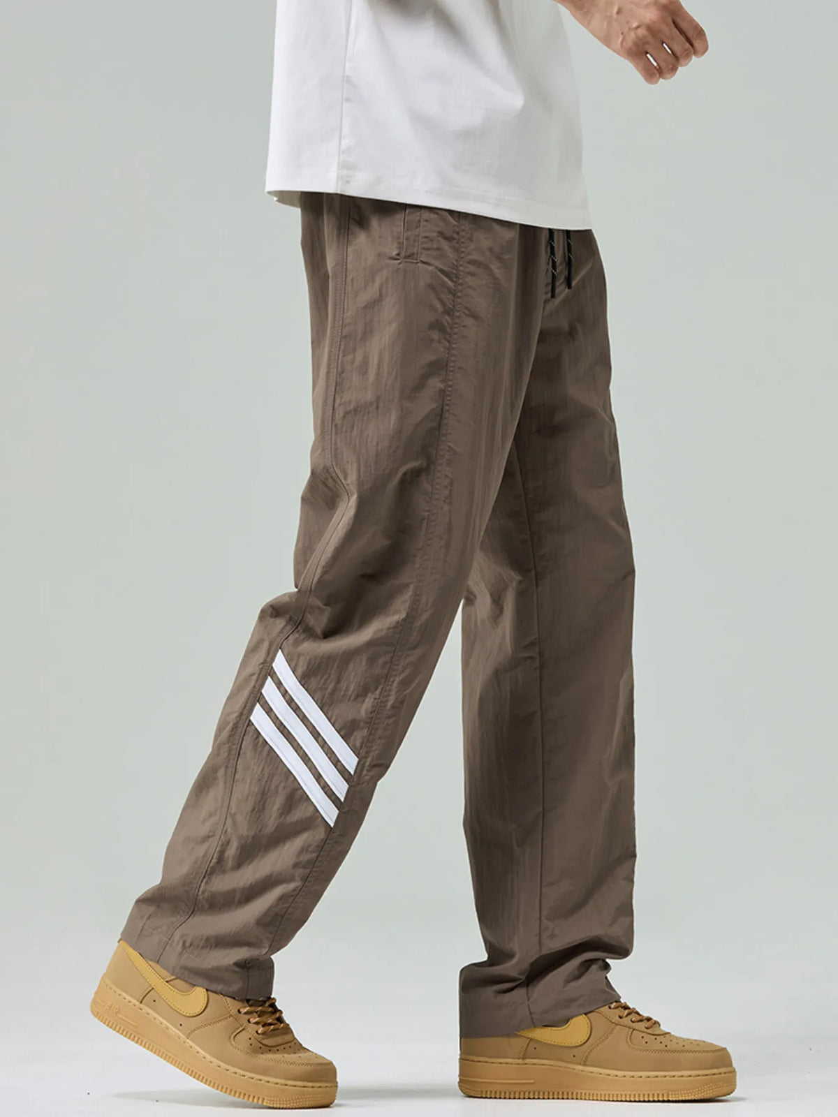 Men's Plus Size Drawstring Wide Leg Pants, view 7