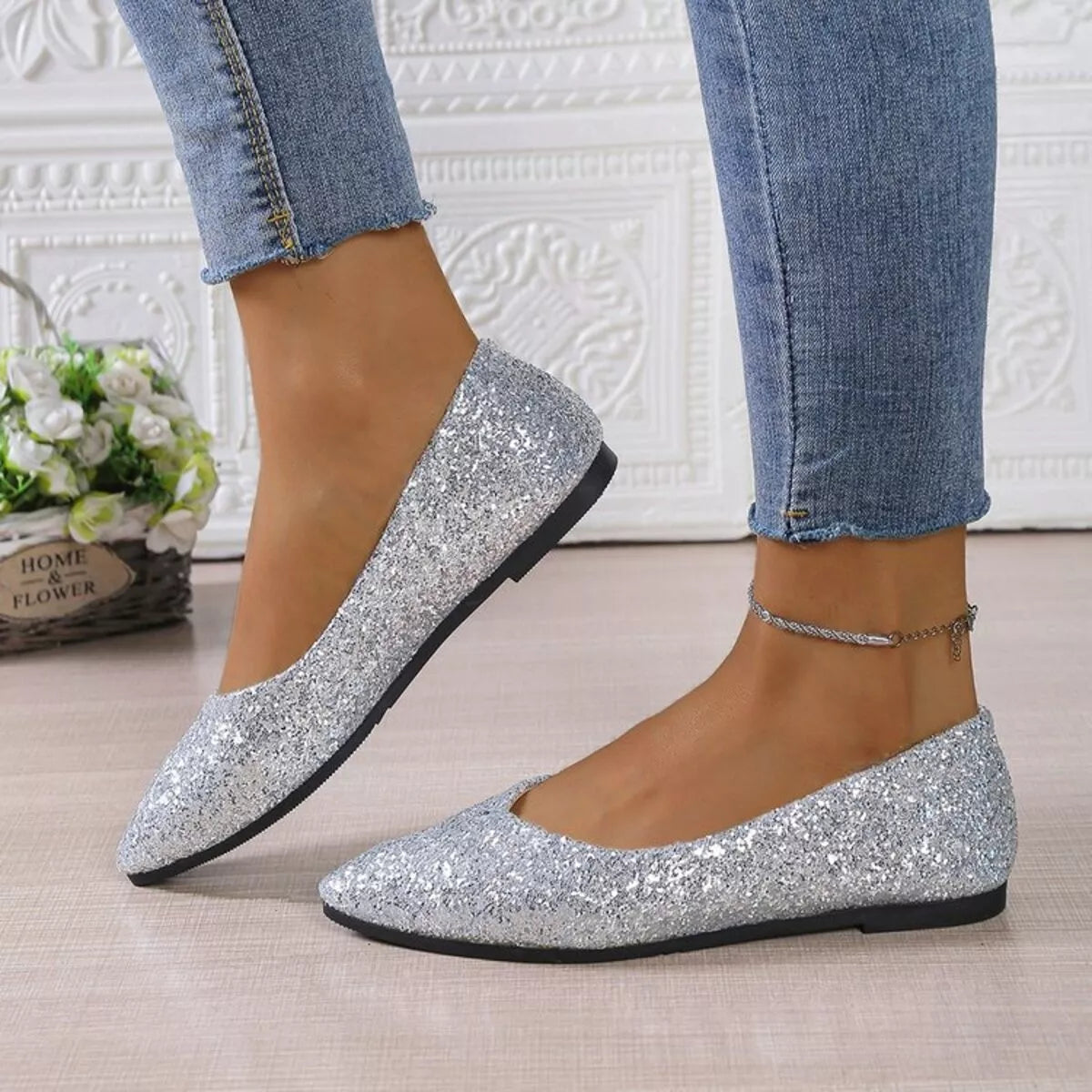Point Toe Flats Slip-Ons - Lilixa.store