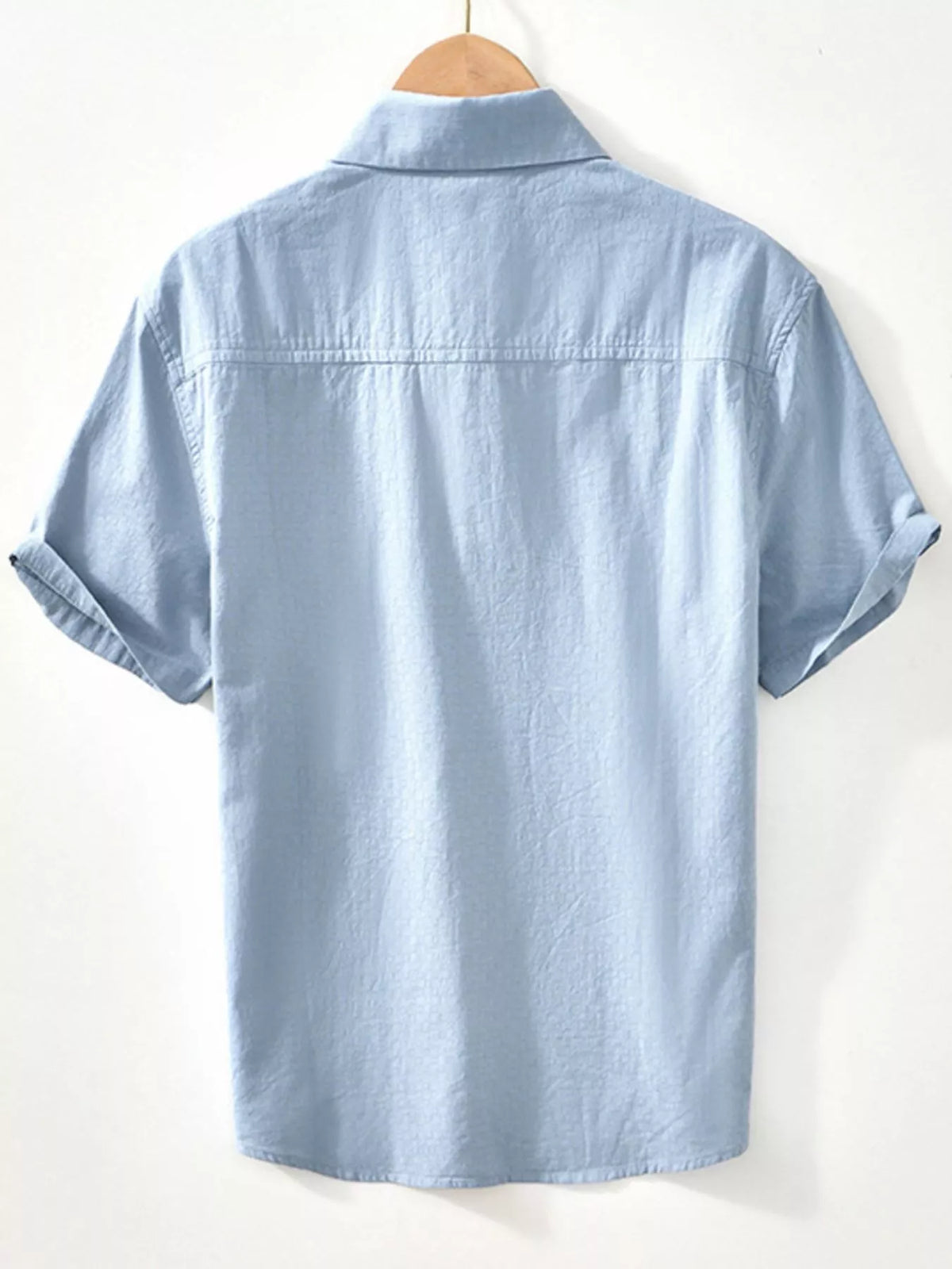 Men's Casual Short-Sleeve Button-Down Shirt - Lilixa.store