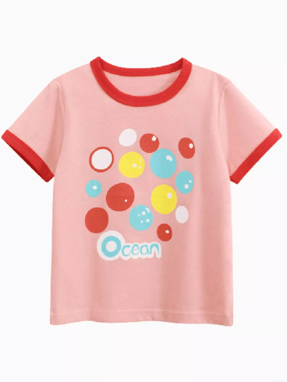 Children's Ocean Bubble Print T-Shirt - Lilixa.store