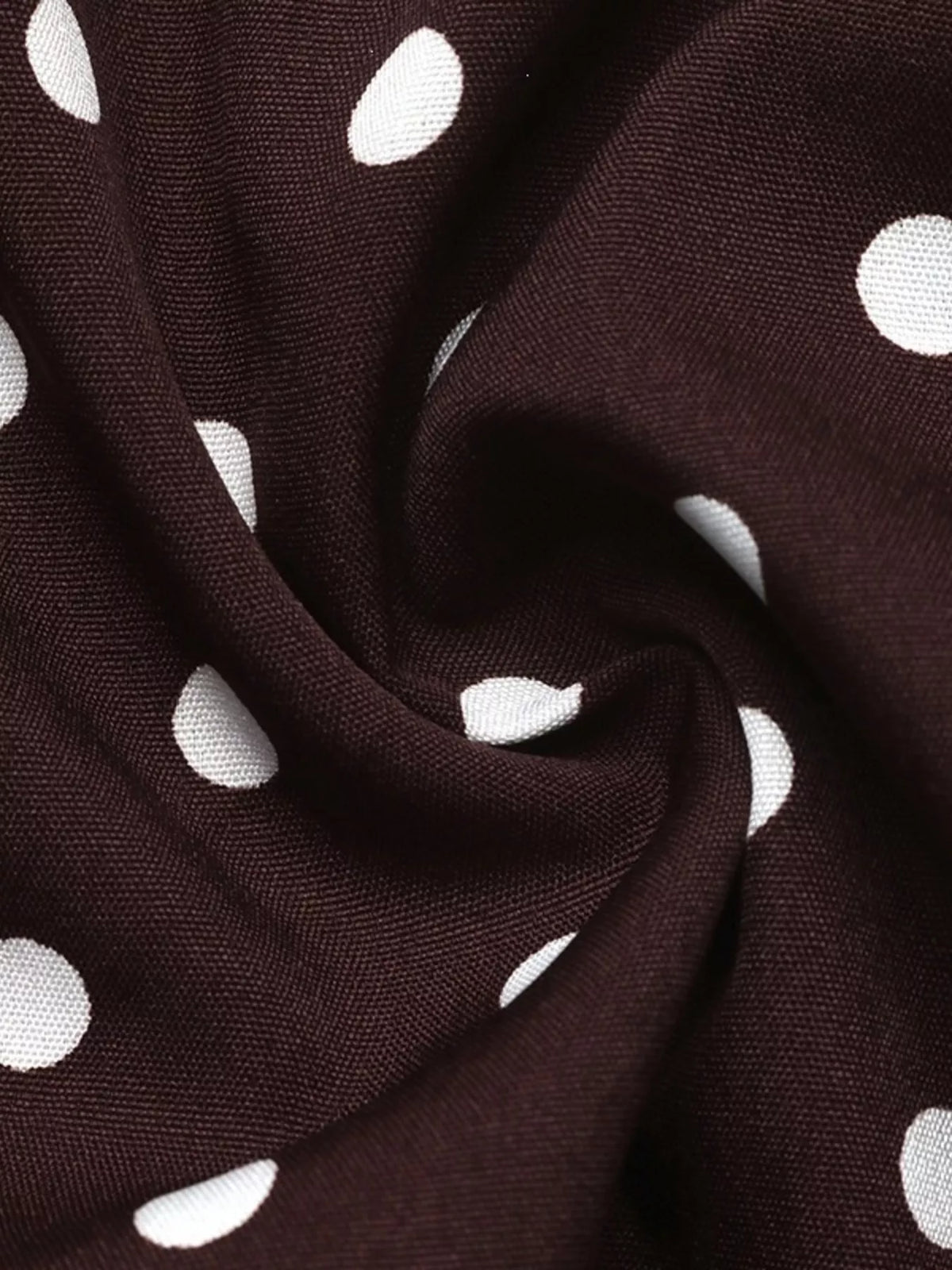 Polka Dot Ruffled V-Neck Bodysuit - Lilixa.store